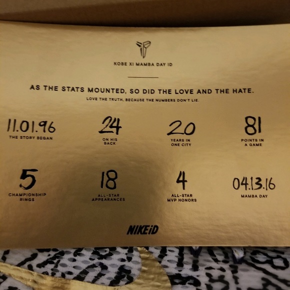 Nike Kobe Bryant 11 Mamba Day - DS SZ11 - Picture 2 of 5